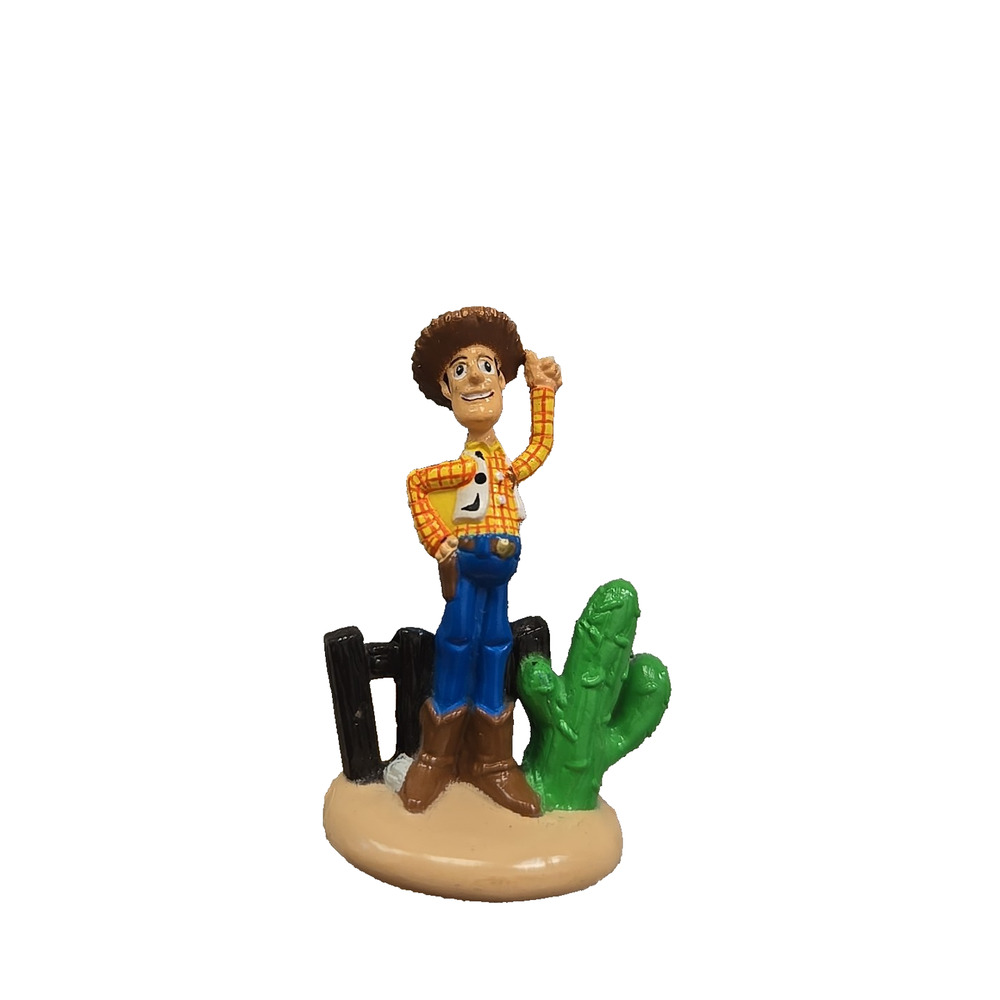 Zizzle Disney Pixar Toy Story Sheriff Woody 2 Inch Toy Figure Cake Topper